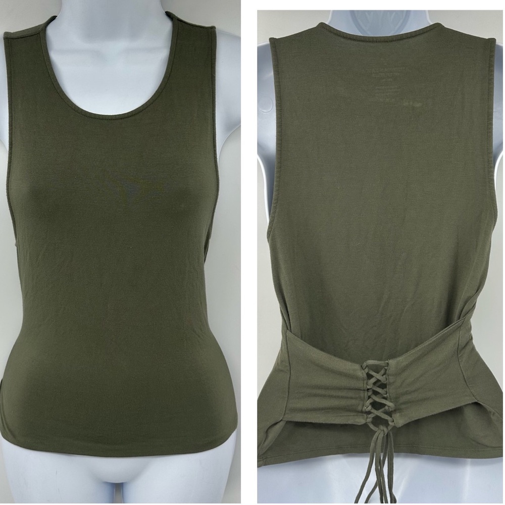 American Eagle Green Tank Top Sleeveless Size Medium